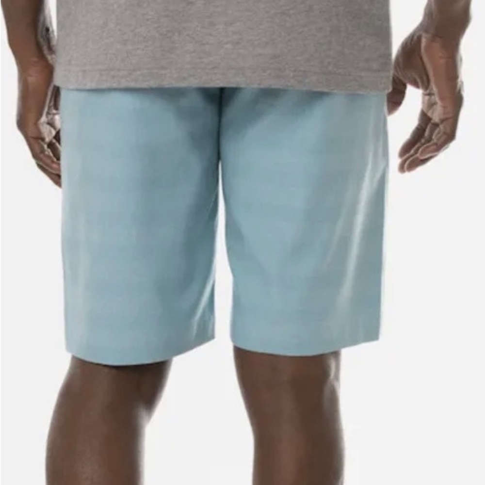 New Travis Mathew Lake Powell Golf Hybrid Shorts Heather Green Stretch 10” - Picture 2 of 9